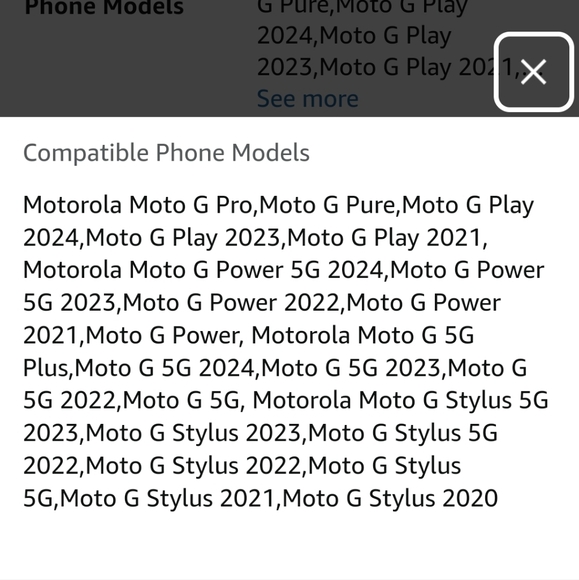 Two Phone Cases for Moto G 5G Plus Phone, with 2 Screen Protectors - Picture 7 of 7